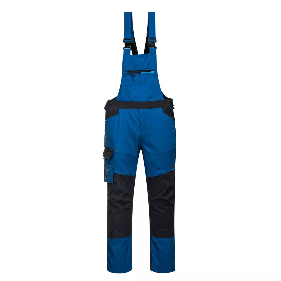 Portwest T704PBR, WX3 Bib and Brace, Persian Blue, image 1, gallery thumbnail