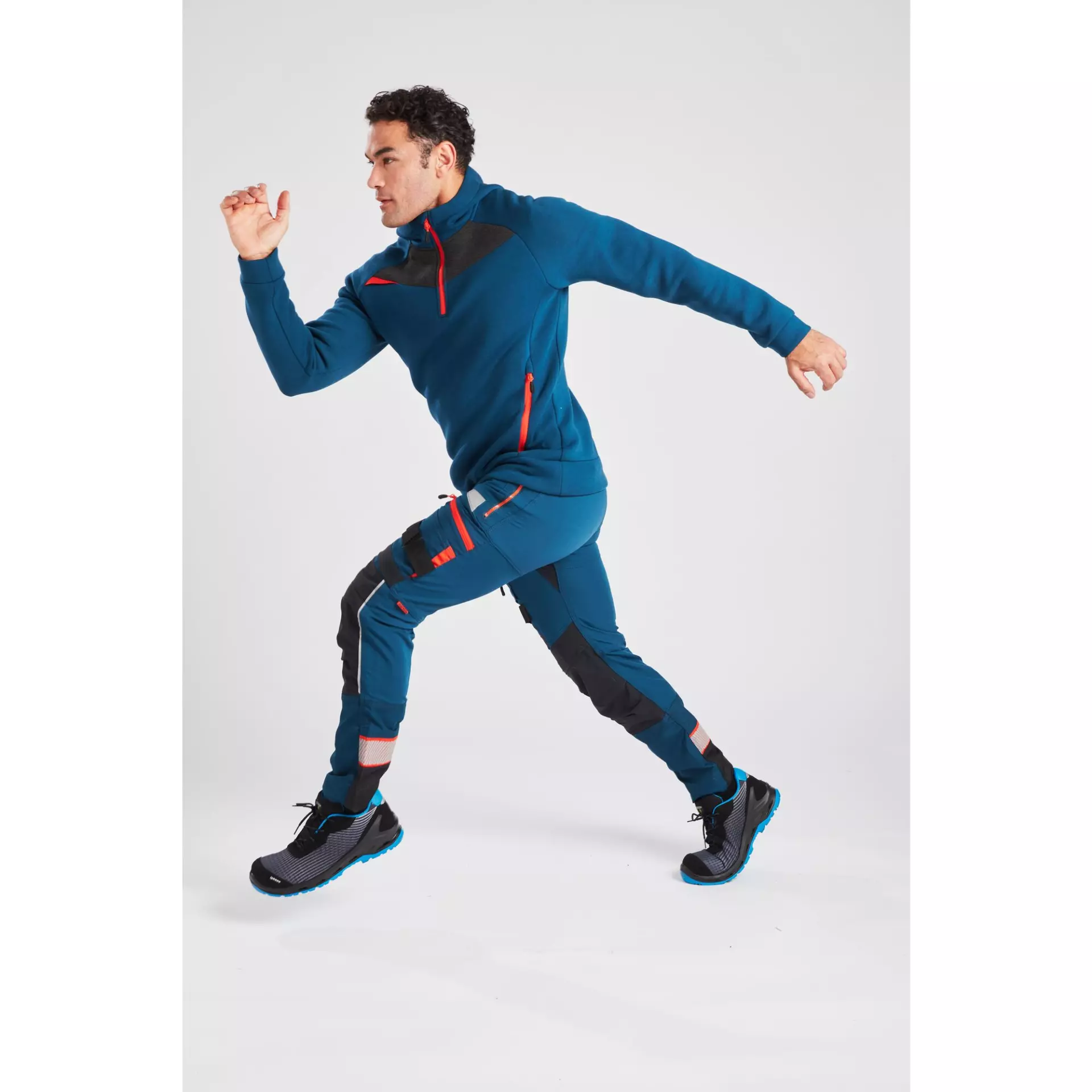 Portwest DX467MBR, DX4 Hoodie mit kurzem Reißverschluss, Metro Blau, image 3