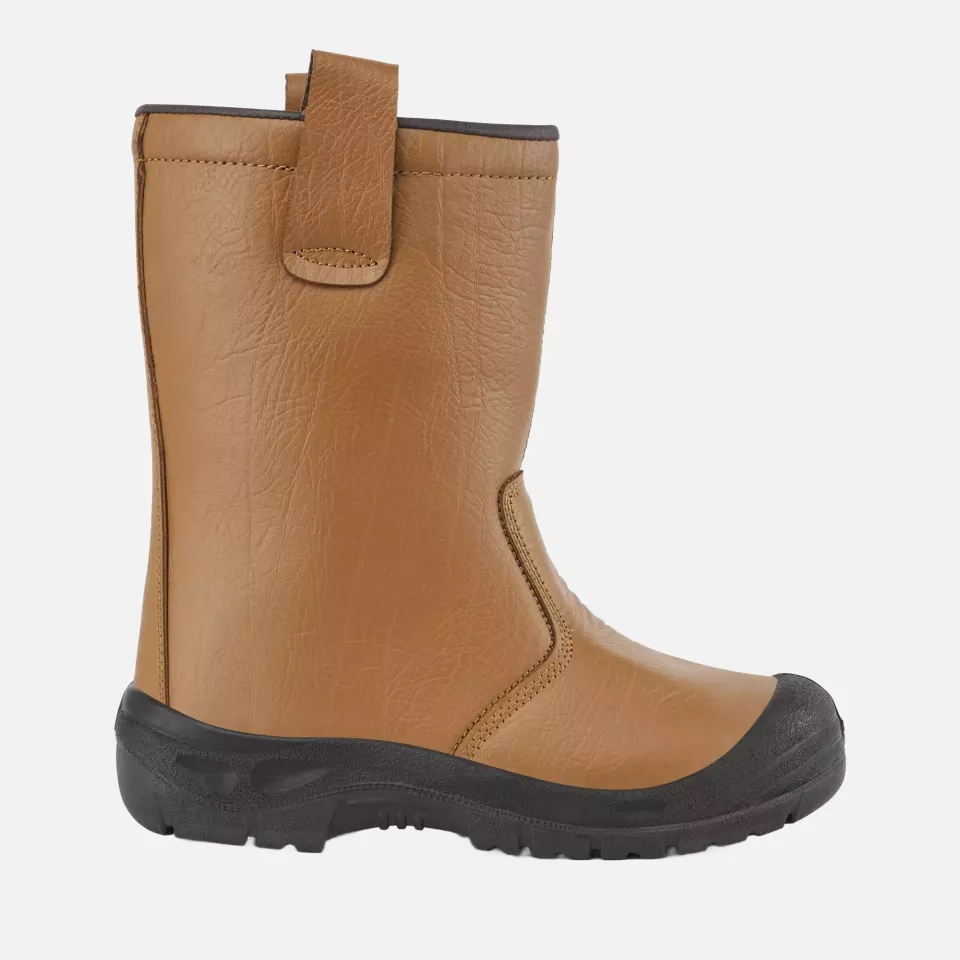 Portwest FW29TAR, Steel Leather Rigger Boot S3 SR, Tan, image 1, gallery thumbnail