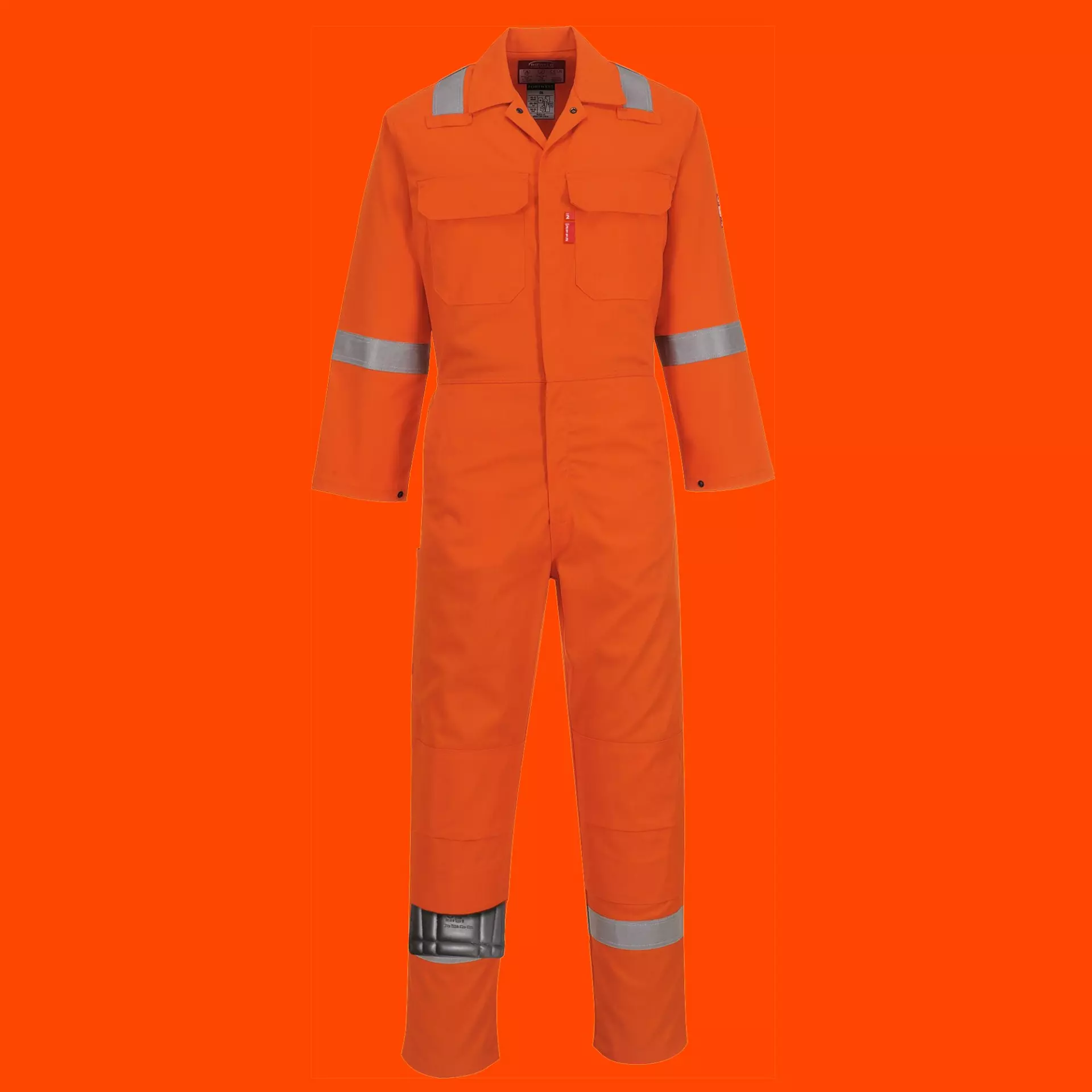 Portwest BIZ5ORR, Bizweld Iona FR Coverall, Orange, image 1
