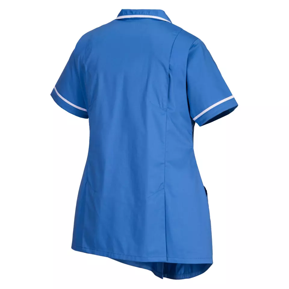 Portwest LW18HBR, Stretch Maternity Tunic, Hamilton Blue, image 3, gallery thumbnail