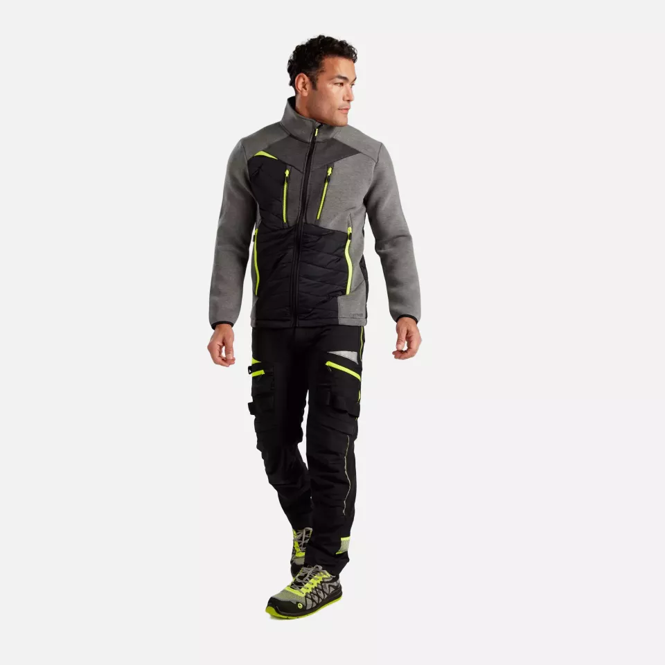 Portwest DX471MGR, DX4 Hybrid Baffle Jacket, Metal Grey, image 7, gallery thumbnail