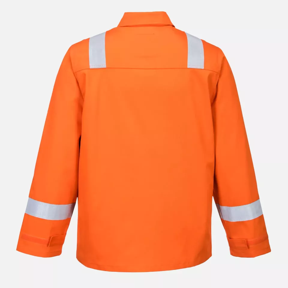Portwest FR25ORR, Bizflame Work Jacket, Orange, image 2, gallery thumbnail