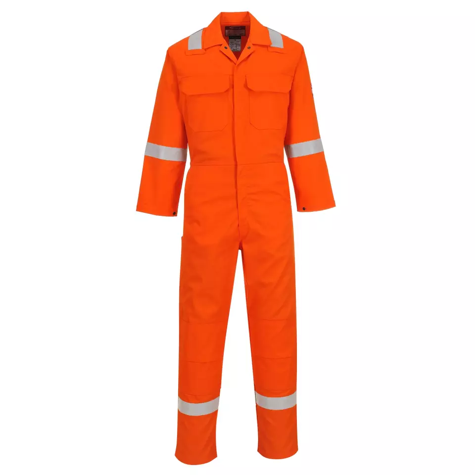 Portwest BIZ5ORT, Bizweld Iona FR Coverall, Orange Tall, image 1, gallery thumbnail