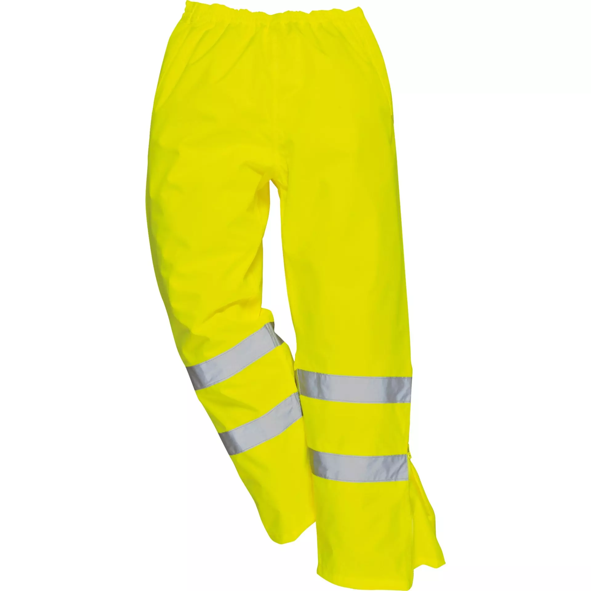 Portwest S487YER, Hi-Vis Breathable Rain Trousers, Yellow, image 2
