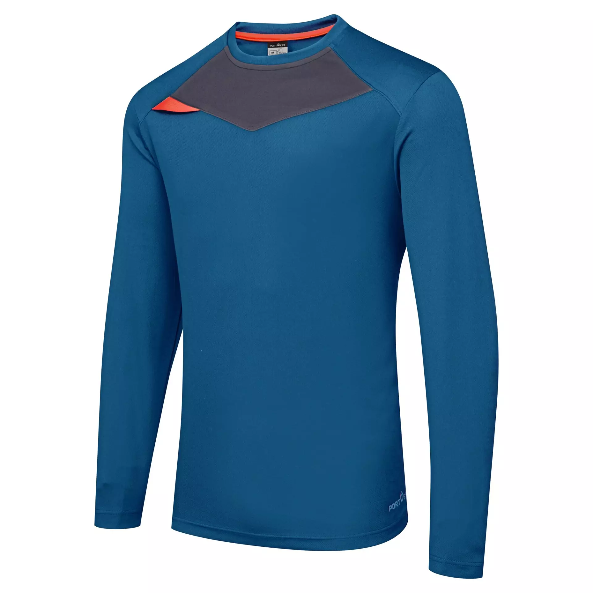 Portwest DX415MBR, DX4 T-Shirt L/S, Metro Blue, image 3