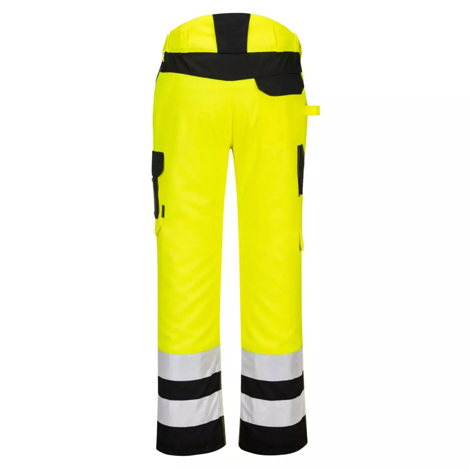 Portwest PW241YBR, PW2 Hi-Vis Service Trousers, Yellow/Black, image 4, gallery thumbnail