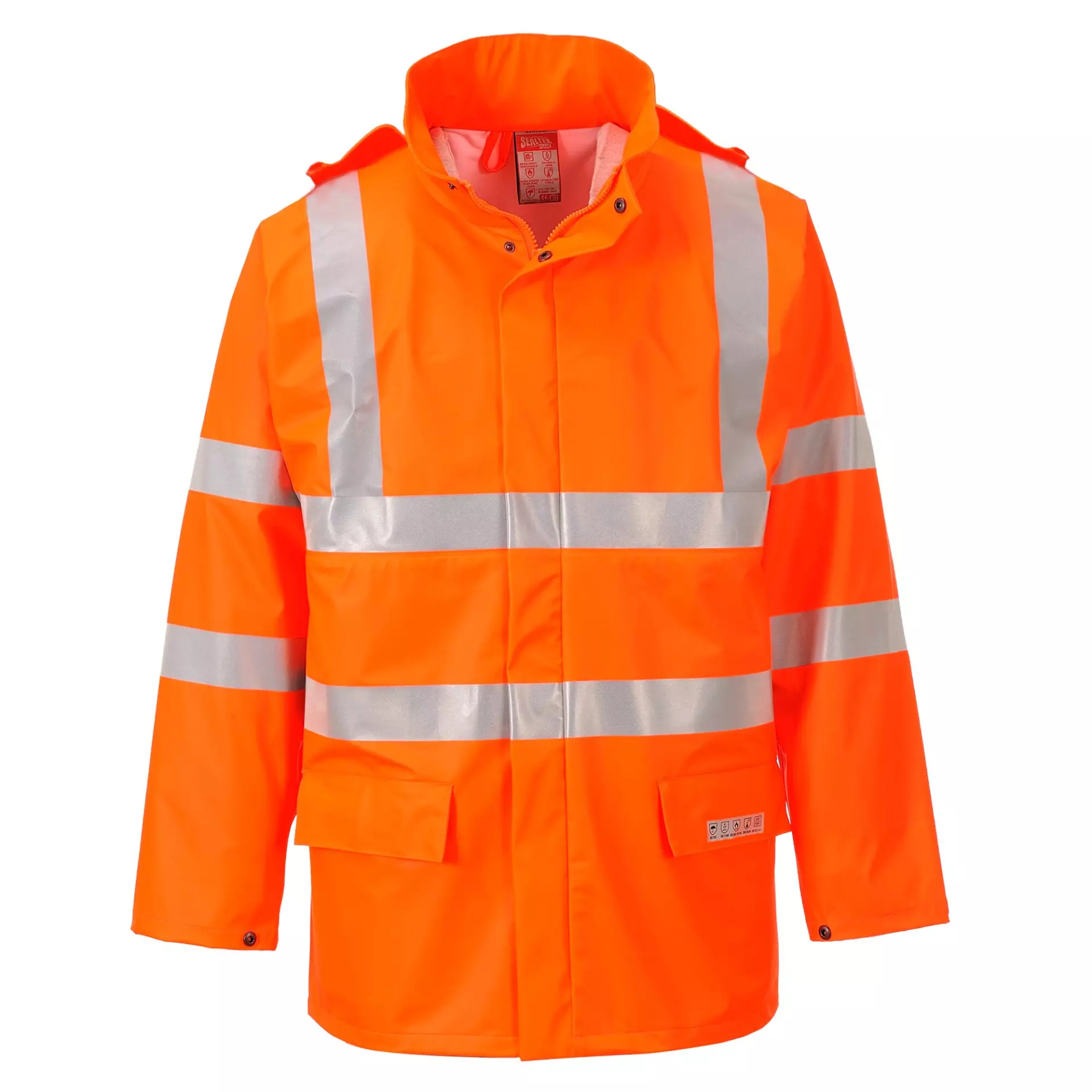 Portwest FR41ORR, Sealtex Flame Hi-Vis FR Jacket, Orange