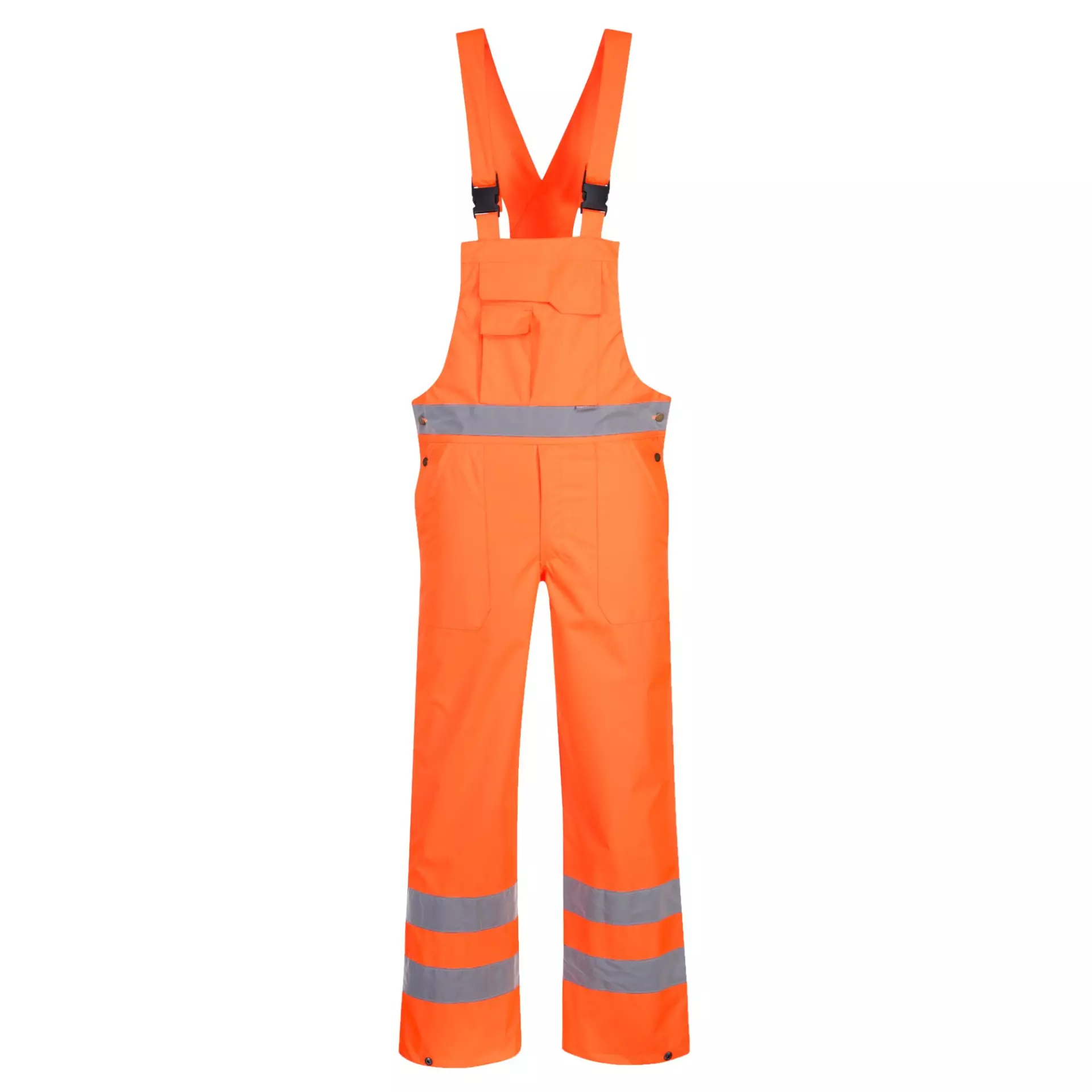 Portwest S388ORR, Hi-Vis Breathable Rain Bib and Brace, Orange, image 1