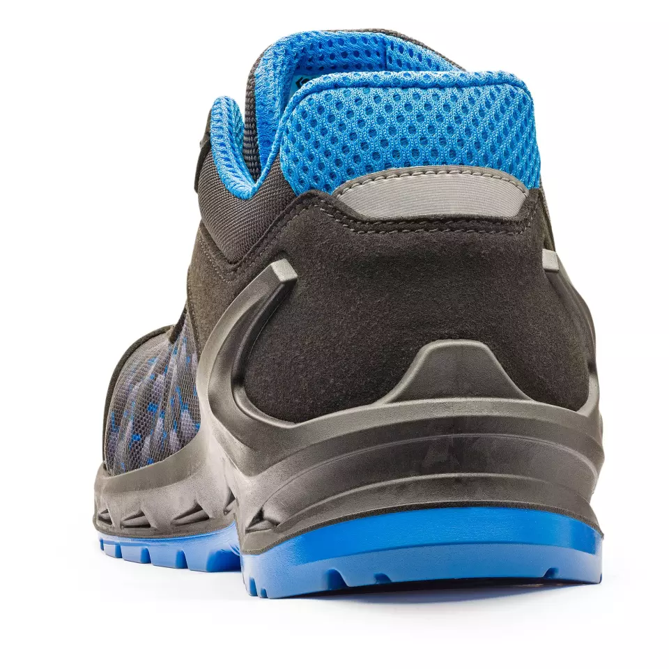 Portwest B1208GCR, I-Robox Blue Halbschuh S3 ESD SRC, Grau/Kobalt, image 3, gallery thumbnail