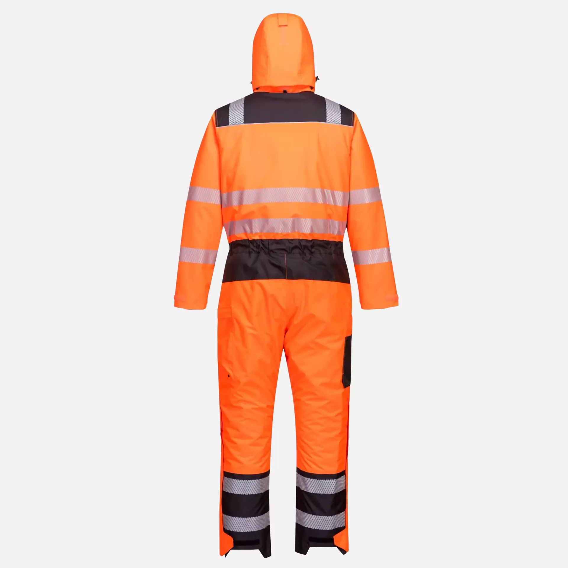 Portwest PW352OBR, PW3 Hi-Vis Winteroverall, Orange/Schwarz, image 1