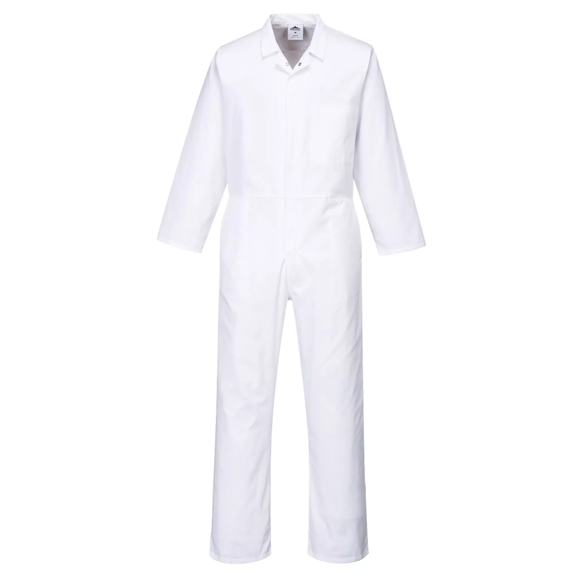 Portwest 2201WHR, Food Industry No Pocket Coverall, White, image 1