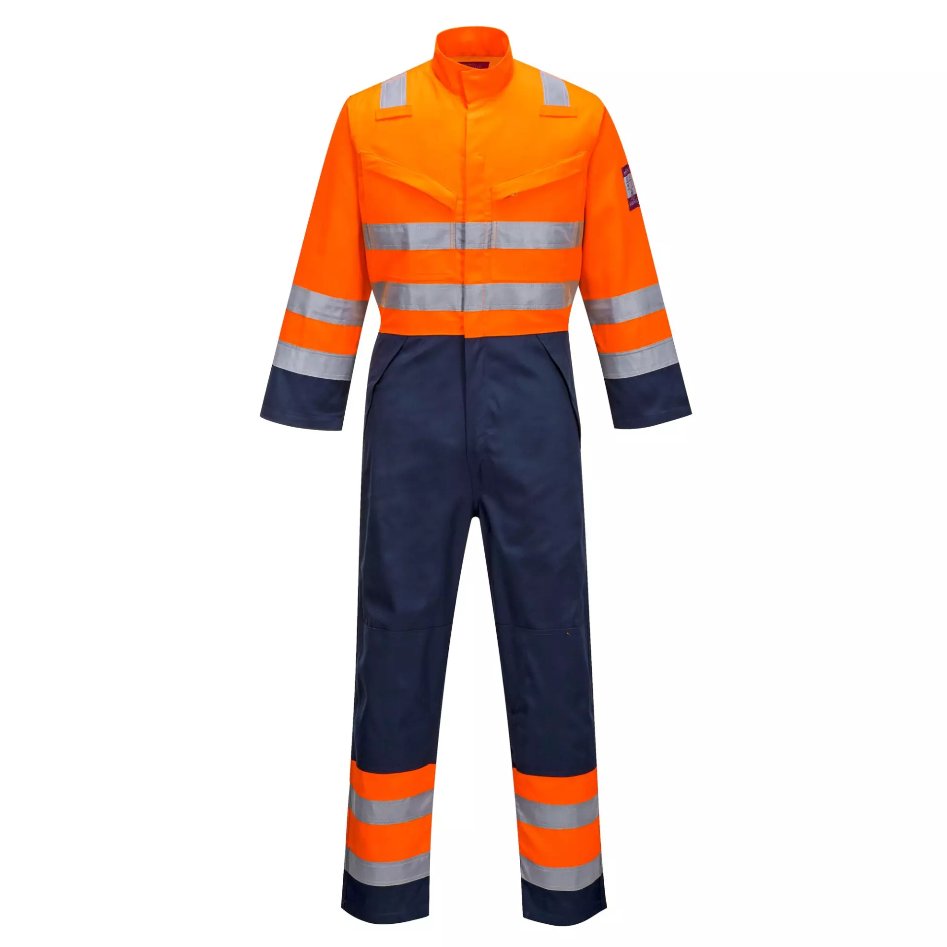 Portwest MV29ONR, Modaflame RIS Navy/Orange Coverall, Orange/Navy