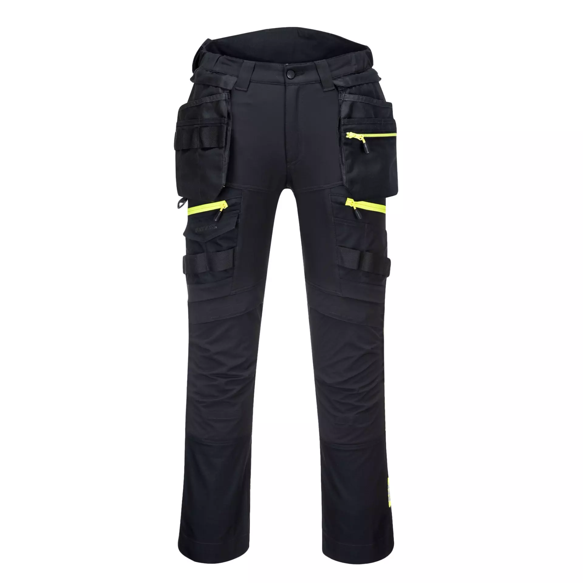 Portwest DX440BKS, DX4 Detachable Holster Pocket Trousers, Black Short, image 1