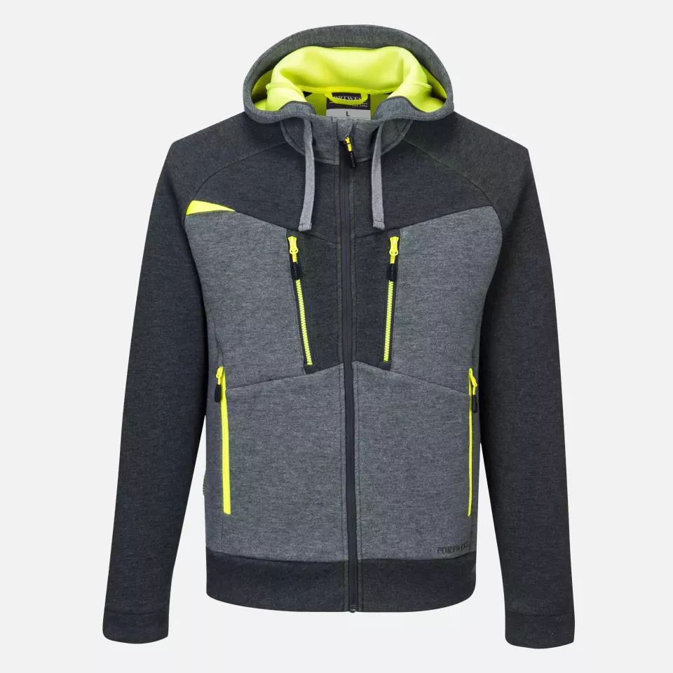 Portwest DX472MGR, DX4 Kapuzenjacke, Metallgrau, image 1, gallery thumbnail