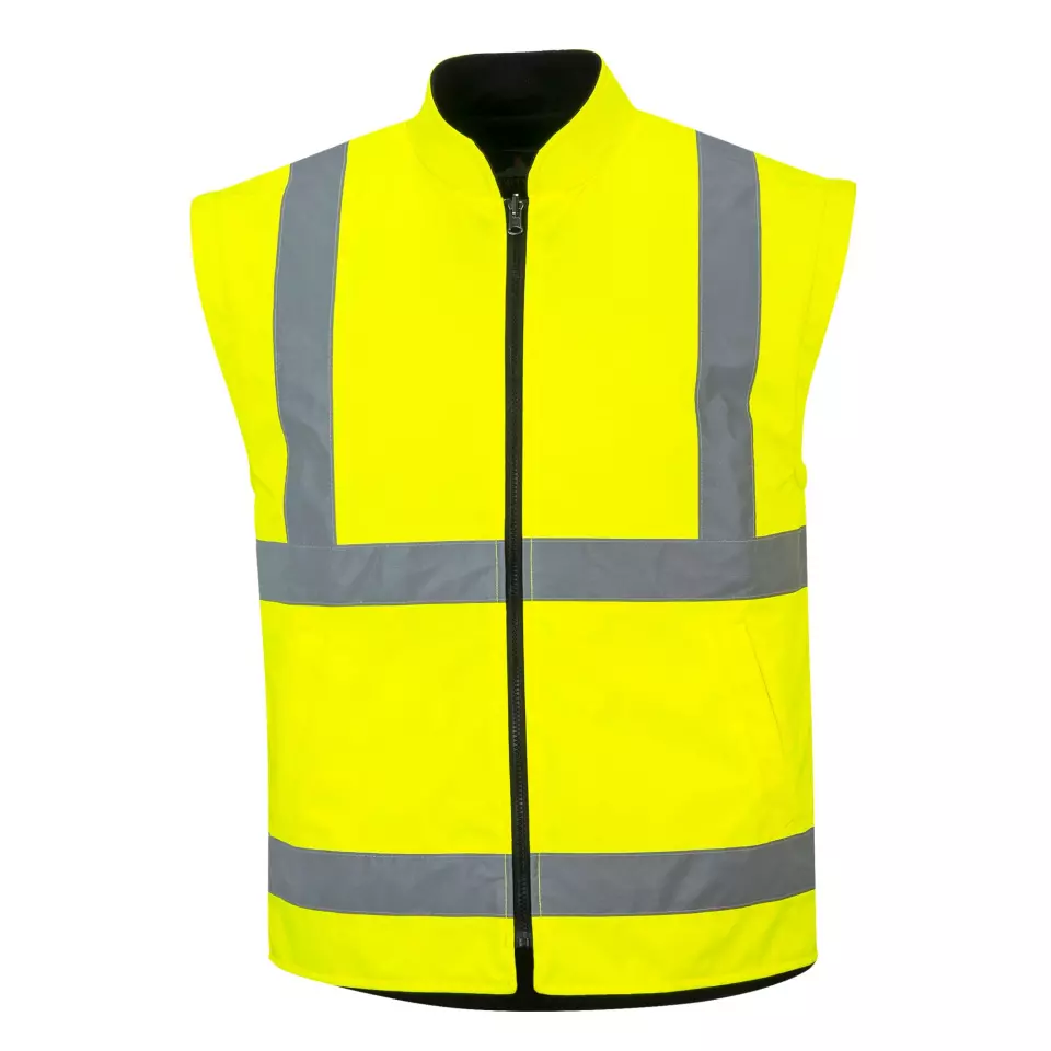 Portwest S768YBR, Warnschutz 5-in-1 Kontrast Executive Jacke, Gelb/Schwarz, image 9, gallery thumbnail