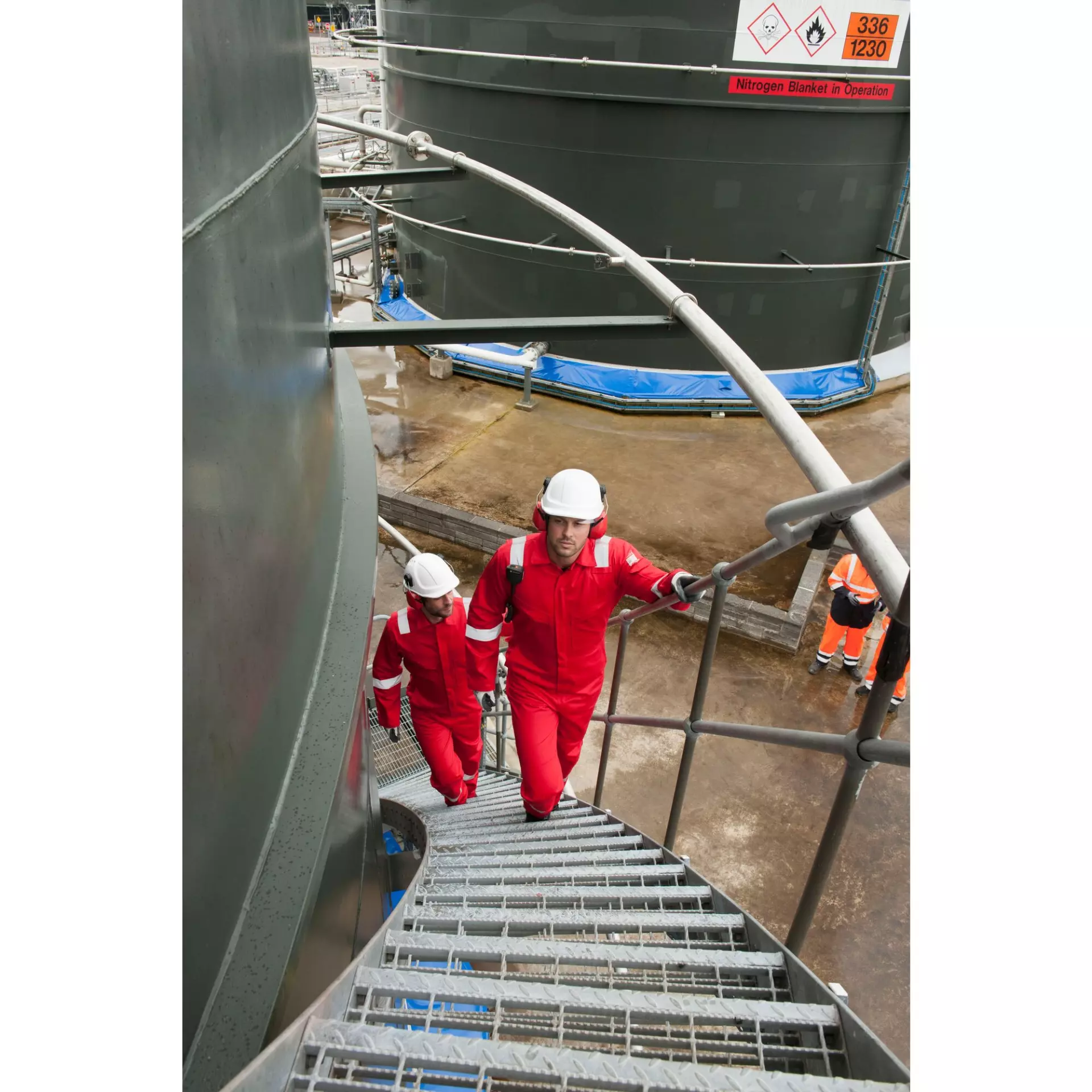 Portwest FR50RER, Bizflame Work Anti-Static FR Coverall 350g, Red, image 3