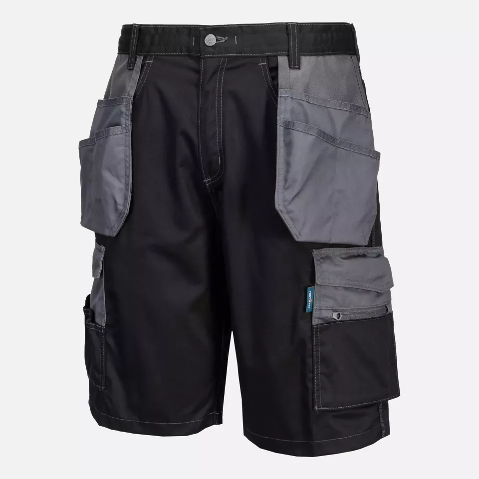 Portwest KS18BZR, Granite Holster Shorts, Black/Zoom Grey, image 4, gallery thumbnail