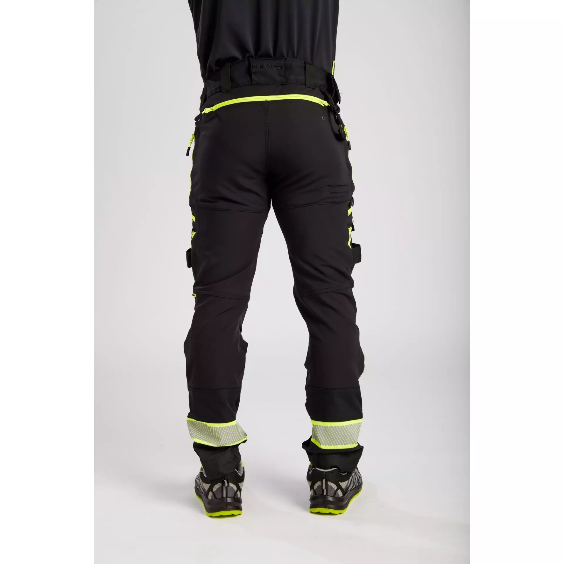Portwest DX449BKR, DX4 Work Trousers, Black, image 4