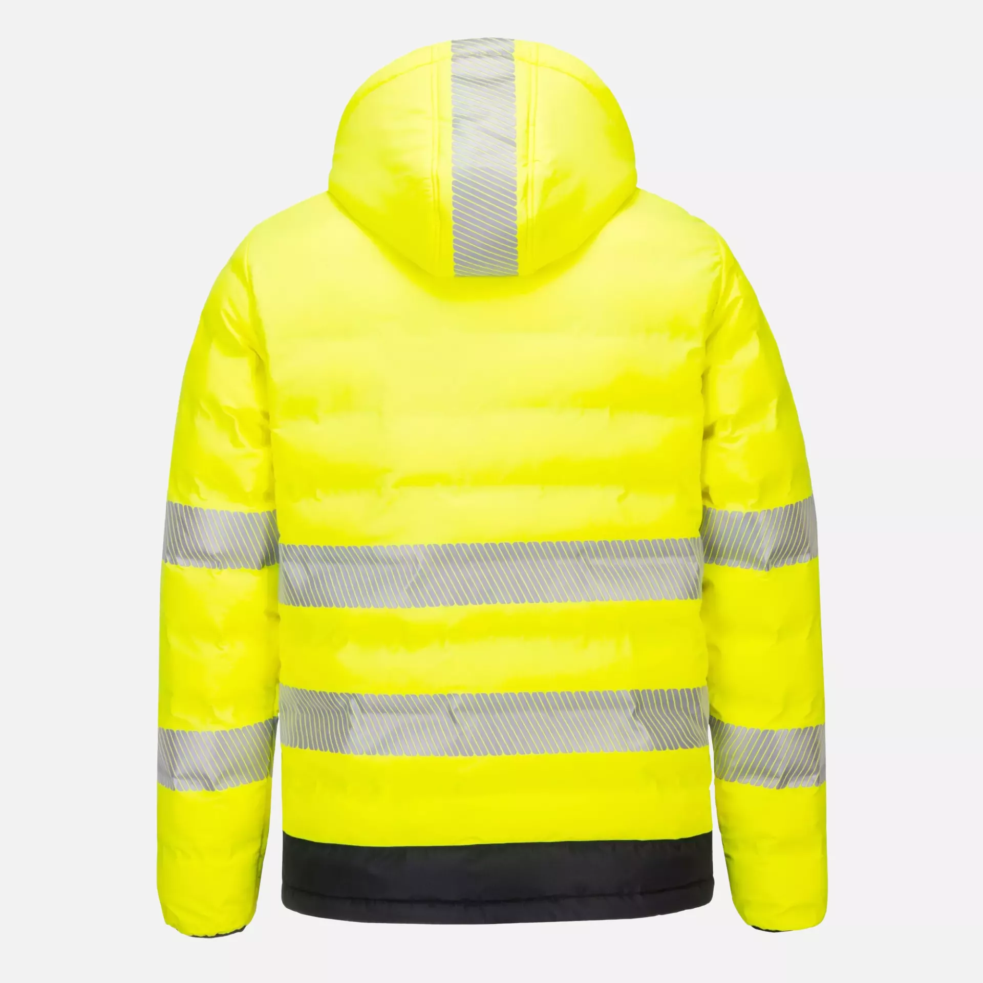 Portwest S548YBR, Hi-Vis Ultrasonic Heated Tunnel Jacket, Yellow/Black, image 2