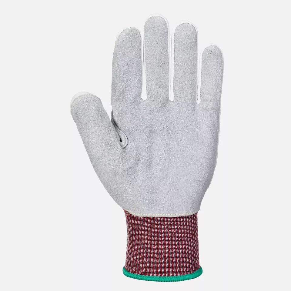 Portwest A674K8R, CS Cut F13 Leather Glove, Black, image 2, gallery thumbnail
