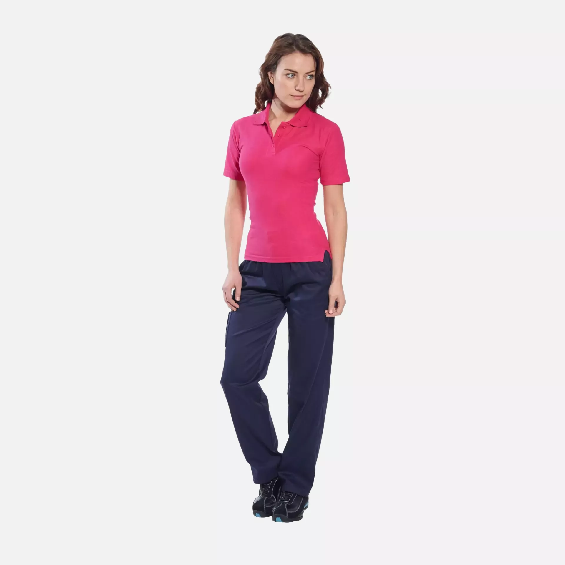 Portwest B209AQR, Naples Women's Polo Shirt, Aqua, image 3