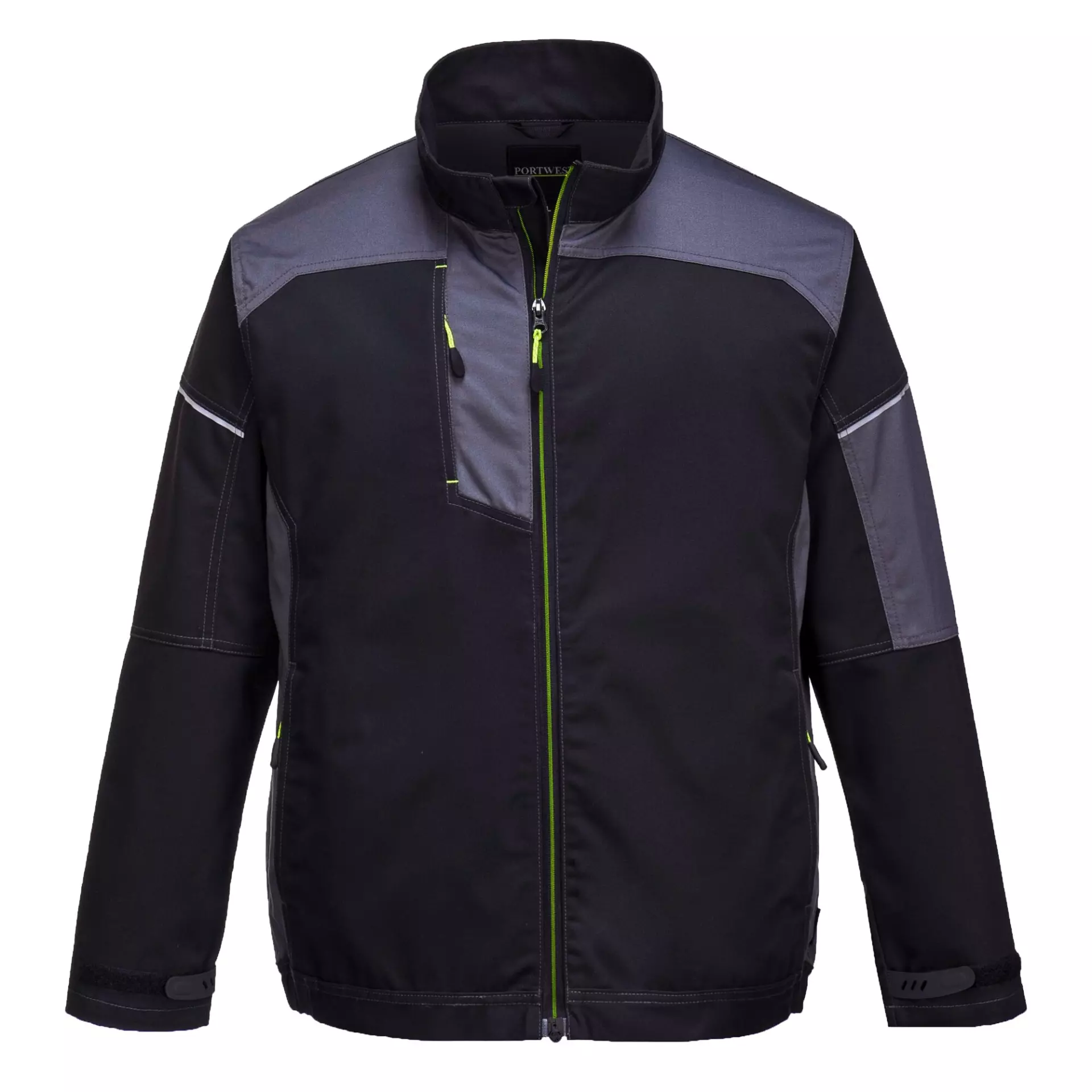 Portwest T603BZR, PW3 Work Jacket, Black/Zoom Grey, image 1