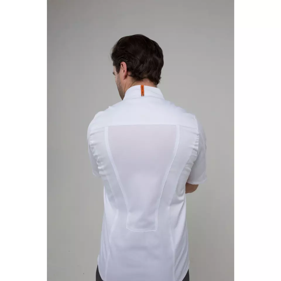 Portwest C738WHR, Chef's MeshAir Pro Jacket S/S, White, image 11, gallery thumbnail
