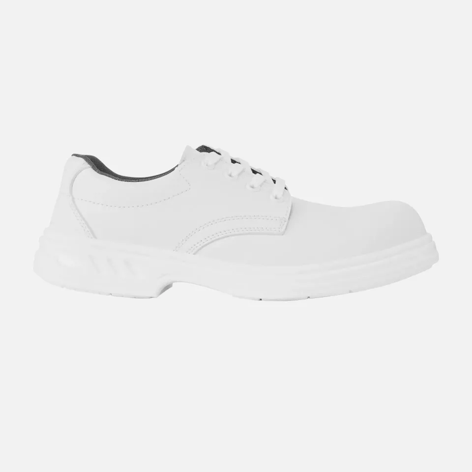 Portwest FW80WHR, Steelite Laced Safety Shoe S2 FO SR, White, image 1, gallery thumbnail