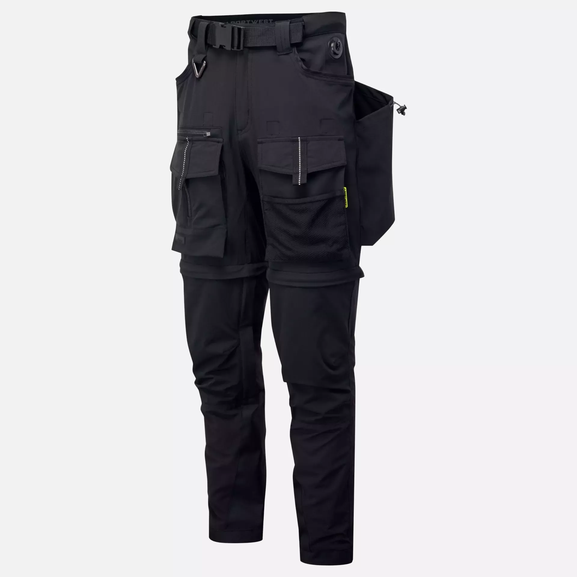 Portwest BX321BKY, Ultimate Modular 3-in-1 Trousers, Black/Yellow, image 5