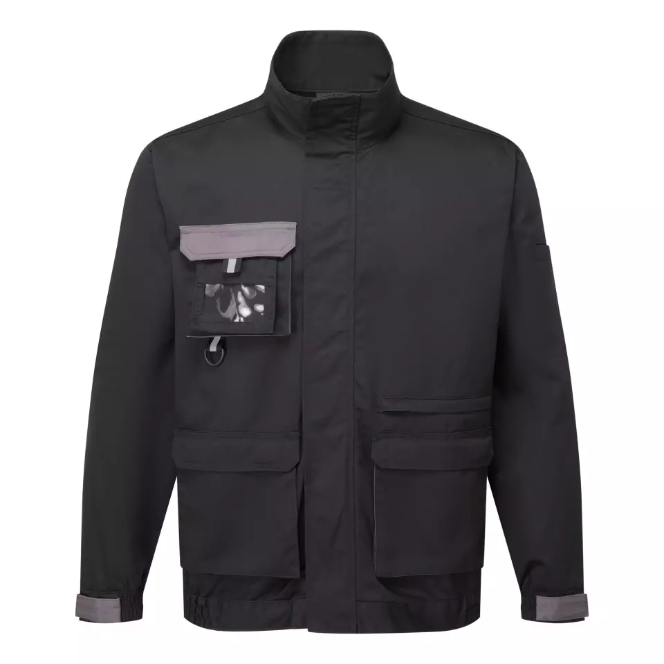 Portwest TX10BKR, Texo Contrast Jacket, Black, image 5, gallery thumbnail