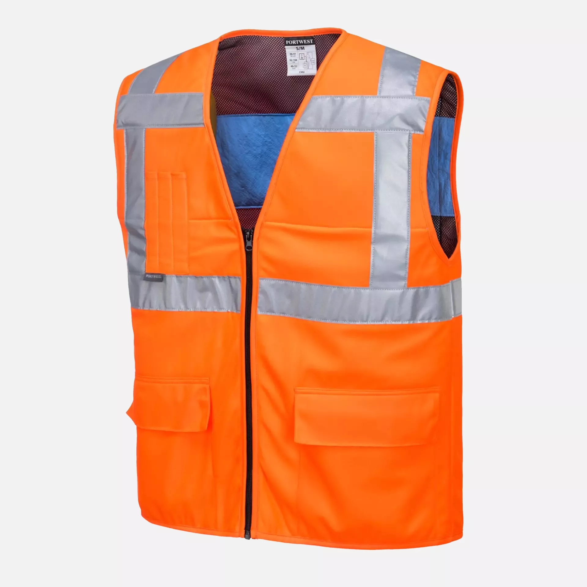 Portwest CV02ORR, Hi-Vis Cooling Vest, Orange, image 3