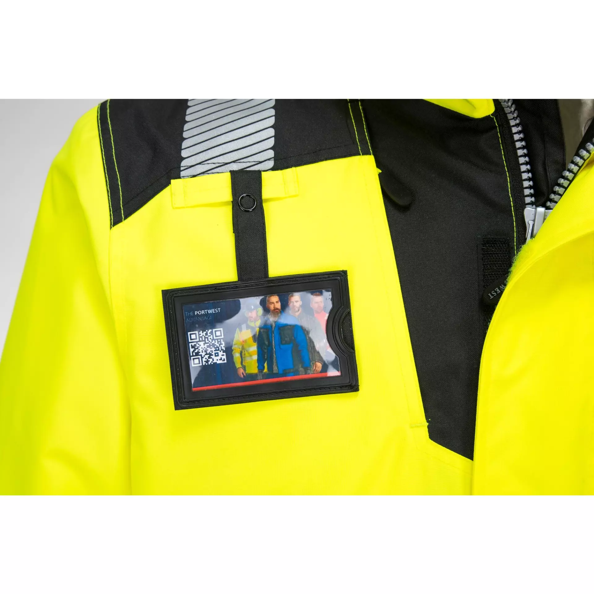 Portwest PW352YBR, PW3 Hi-Vis Winter Coverall, Yellow/Black, image 3