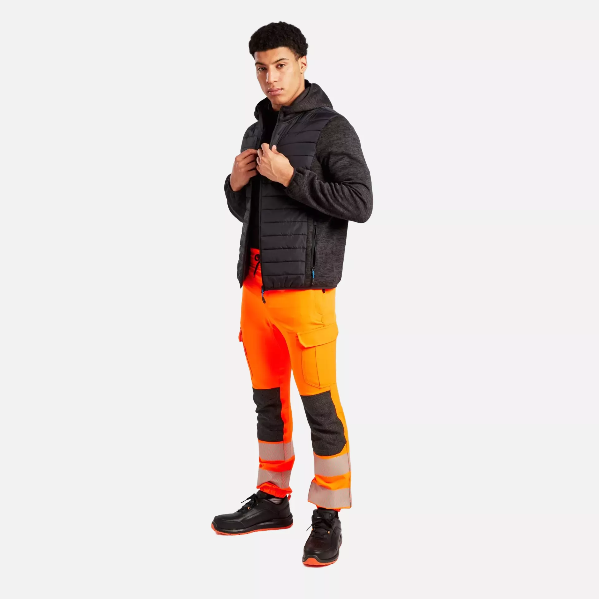 Portwest T832GMR, KX3 Hybrid Baffle Jacket, Grey Marl, image 3