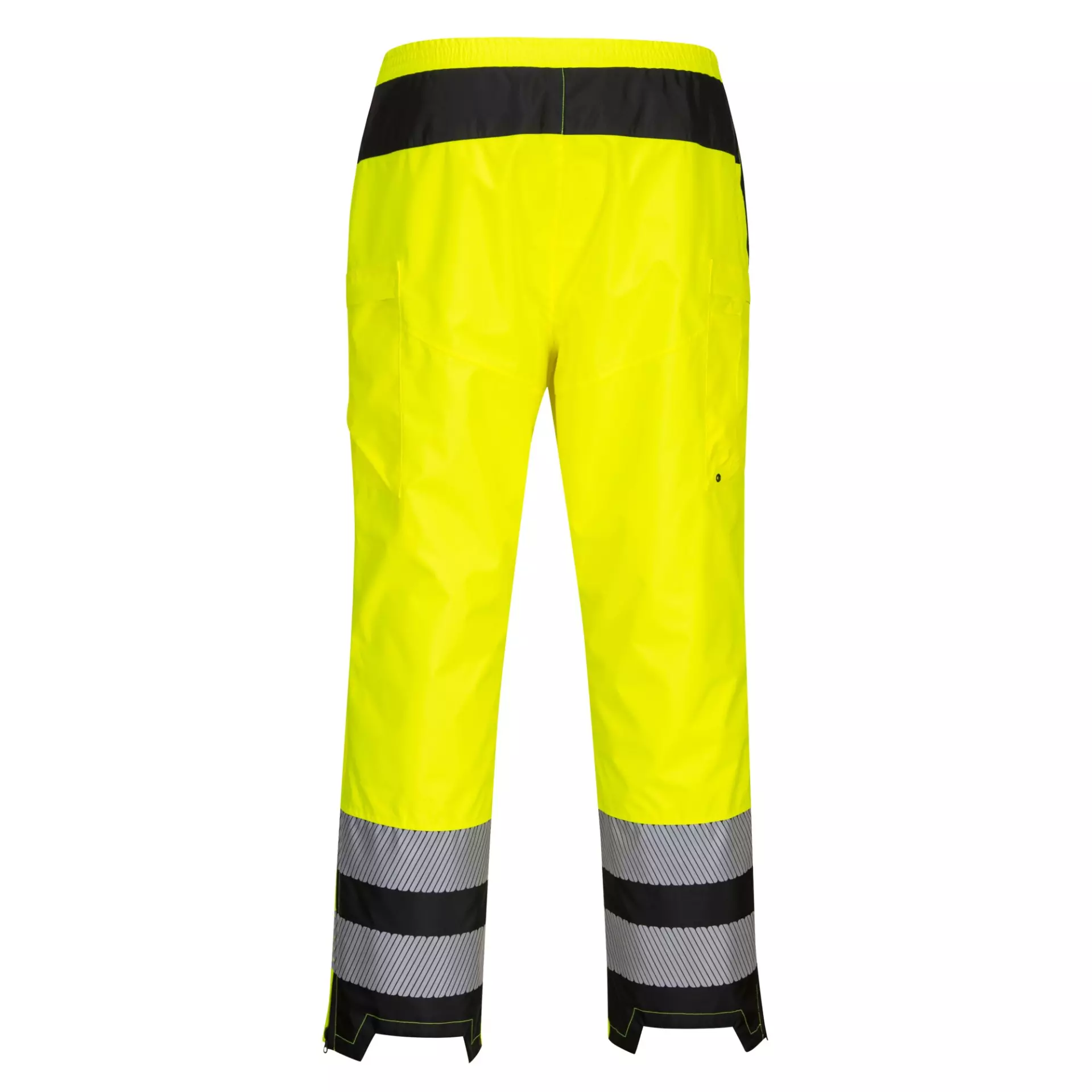 Portwest PW386YBR, PW3 Hi-Vis Women's Rain Trousers, Yellow/Black, image 2