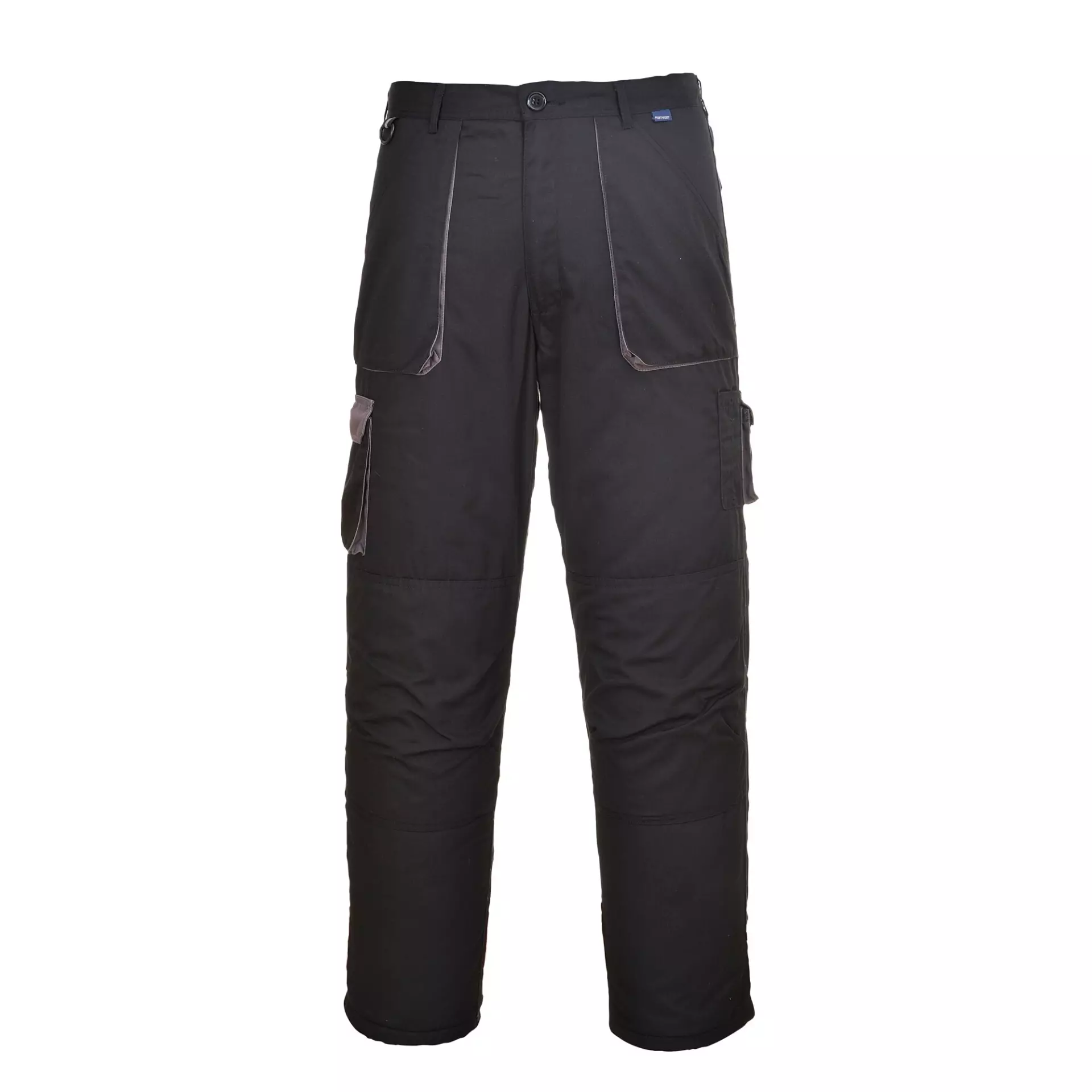 Portwest TX11BKT, Texo Contrast Trousers, Black Tall, image 1