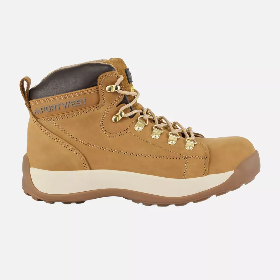Portwest FW31HOR, Steelite Mid Cut Nubuck Boot SB HRO, Honey, image 1, gallery thumbnail