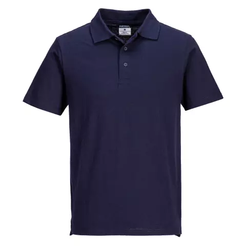 Portwest Lightweight Jersey Polo Shirt, Navy