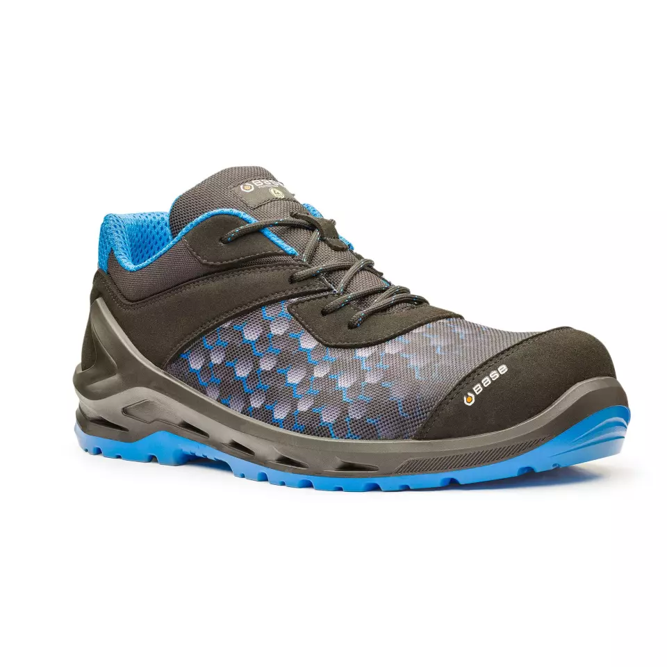 Portwest B1208GCR, I-Robox Blue Halbschuh S3 ESD SRC, Grau/Kobalt, image 4, gallery thumbnail