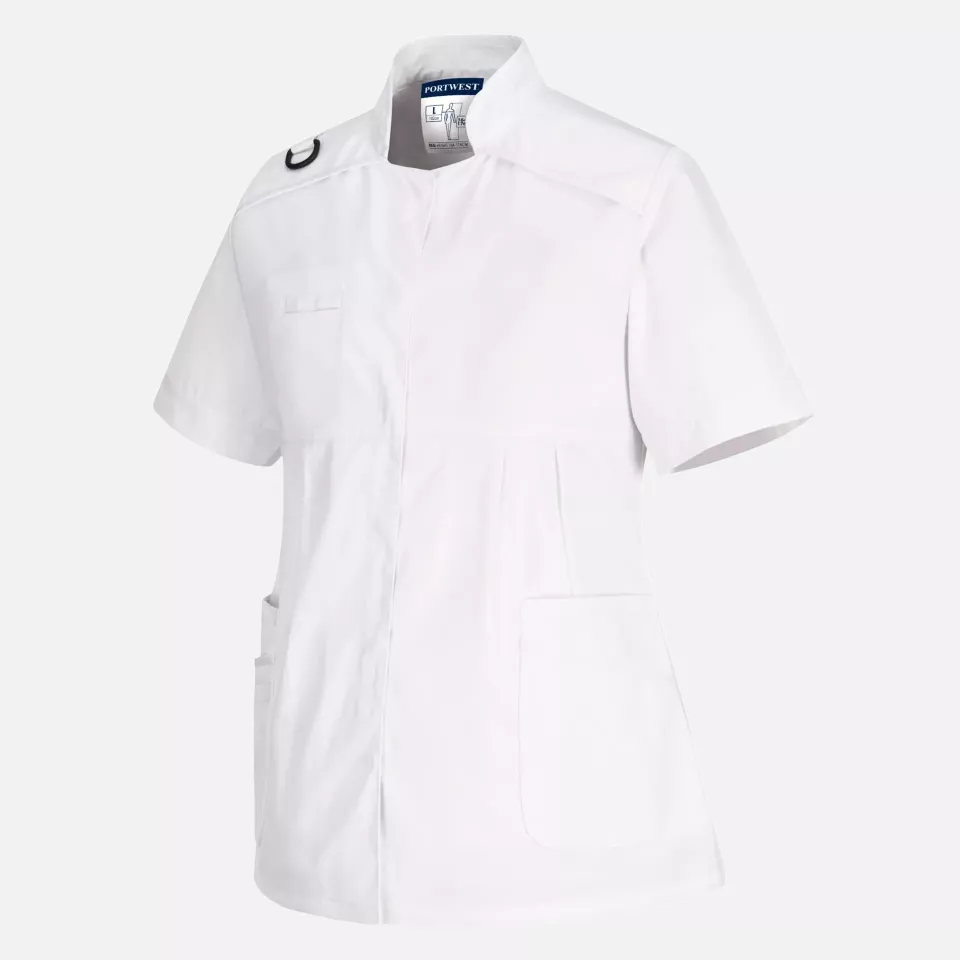 Portwest LW22WHR, Medizinische Umstandstunika, Weiß, image 3, gallery thumbnail