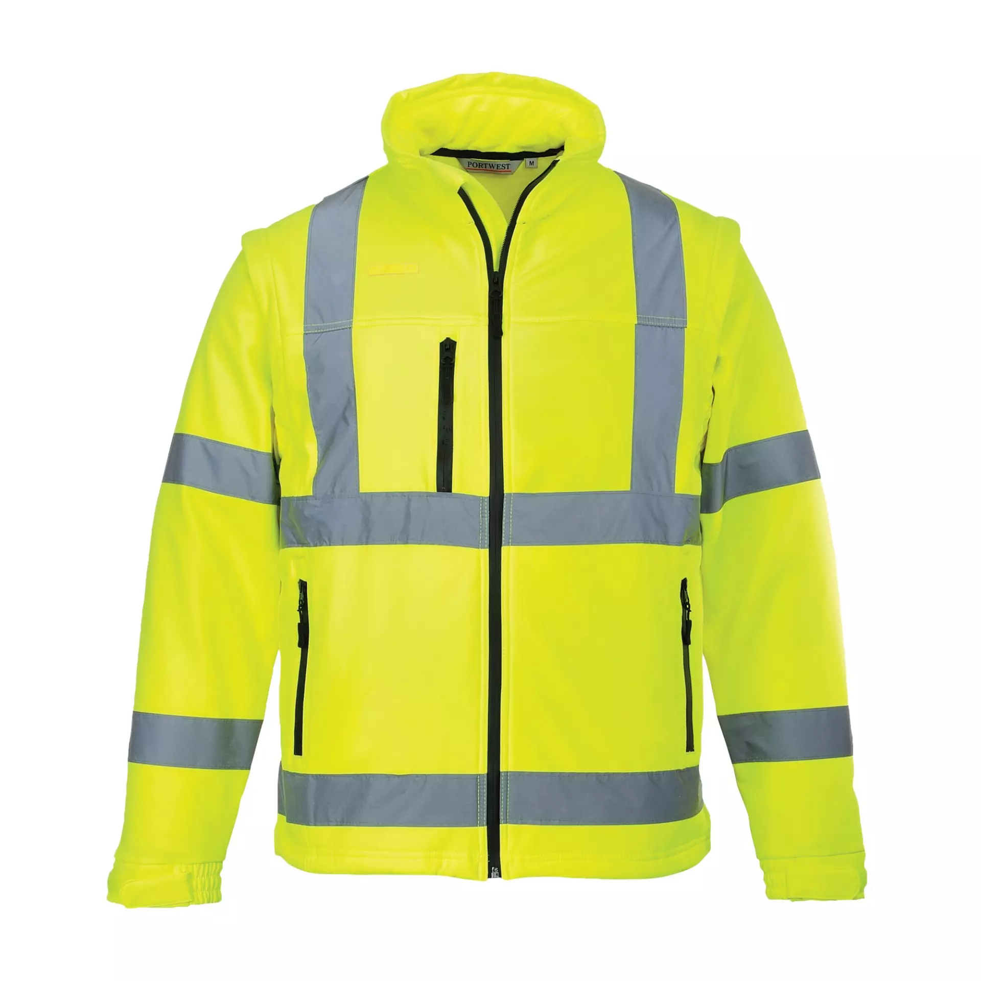 Portwest S428YER, Hi-Vis 2-in-1 Softshell (3L), Yellow