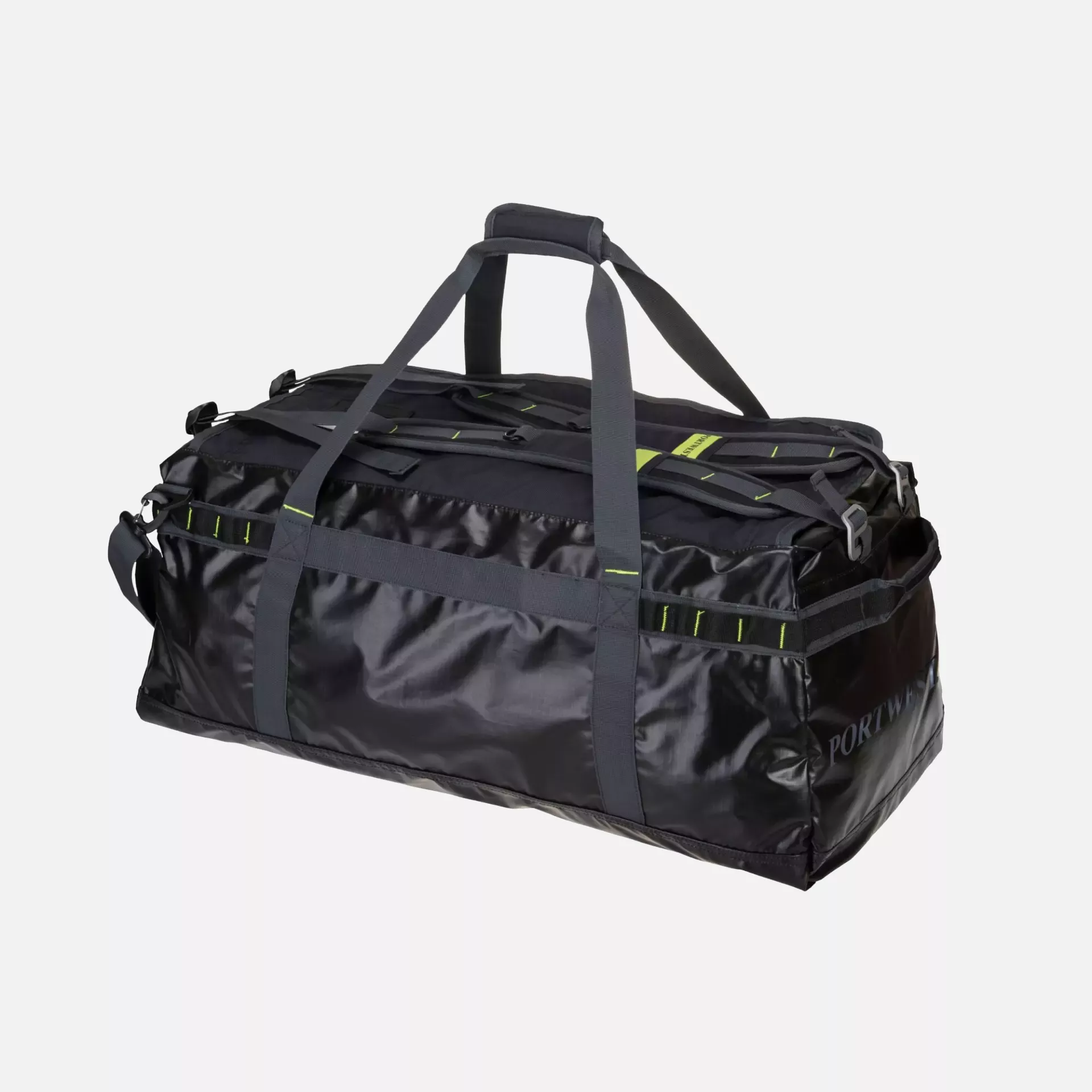 Portwest B950BKR, PW3 70L Water-Resistant Duffle Bag, Black, image 3