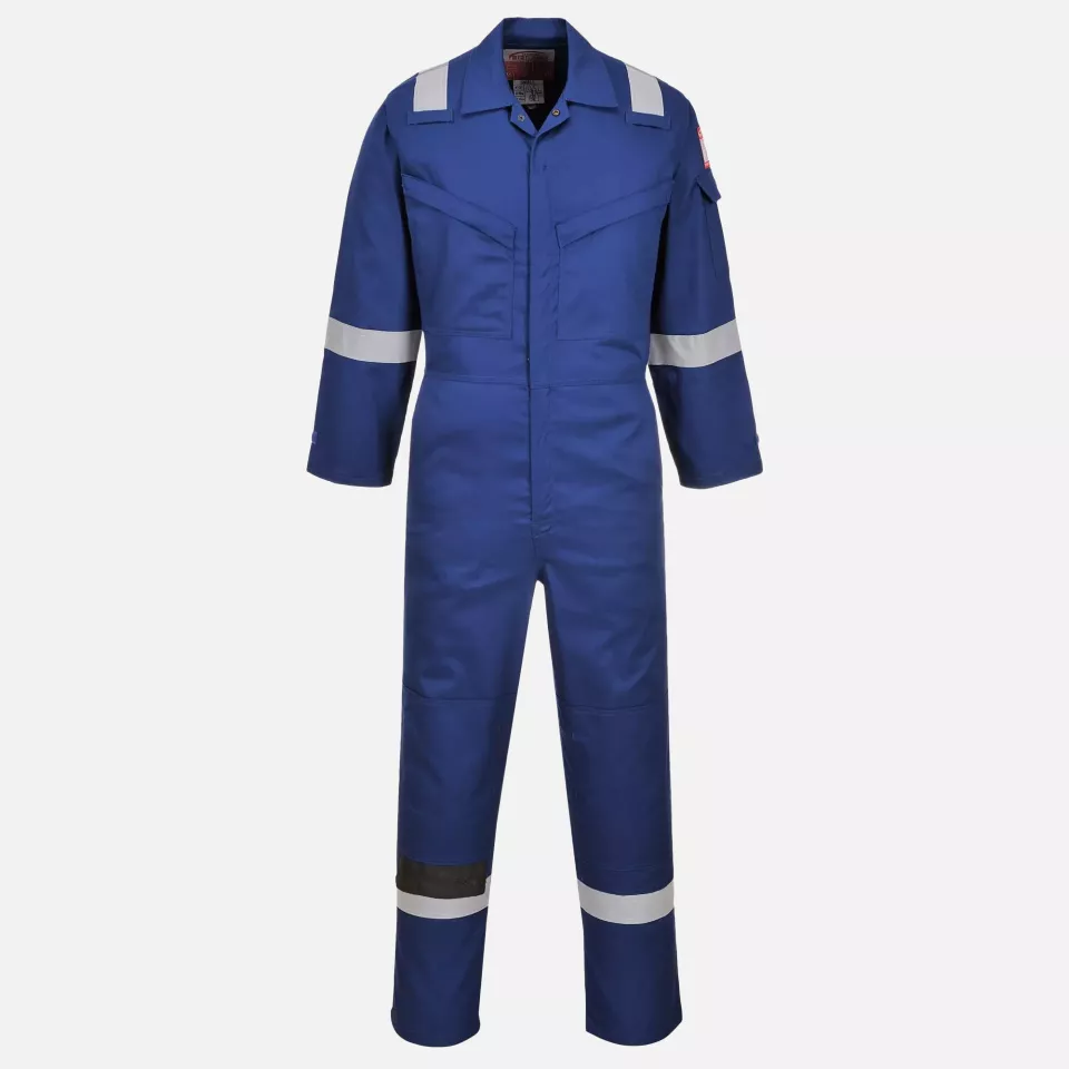 Portwest FR21RBR, Bizflame Work Flammhemmender superleichter antistatischer Overall, Royalblau, image 1, gallery thumbnail
