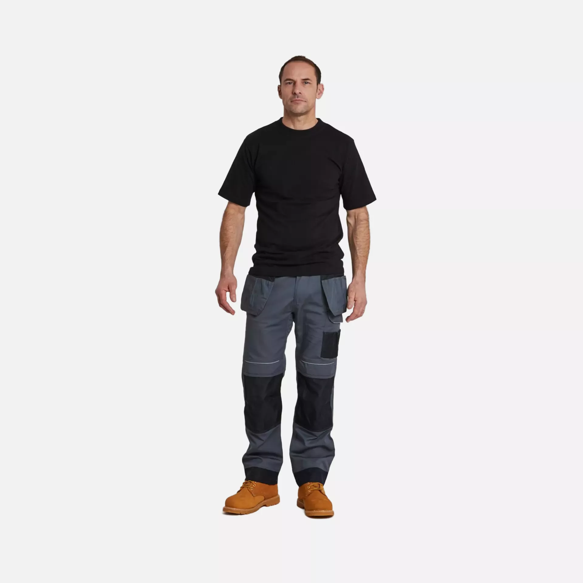 Portwest T602ZBR, PW3 Holster Work Trousers, Zoom Grey/Black, image 5