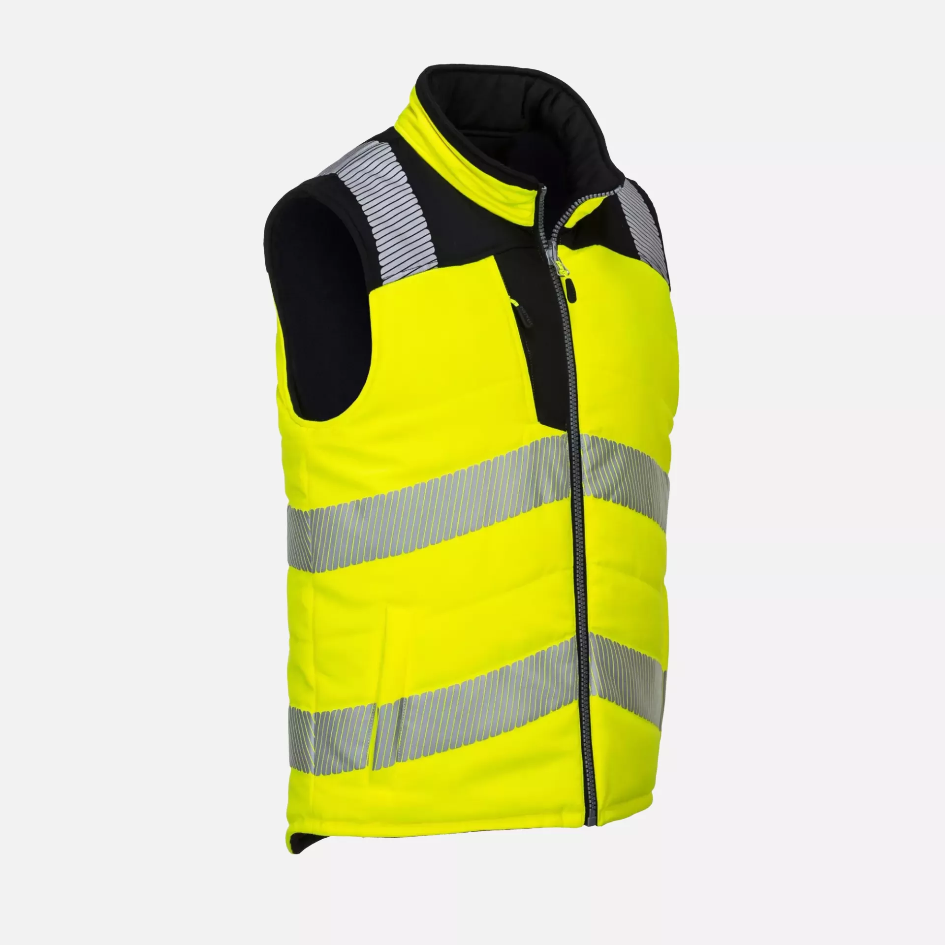 Portwest PW374YBR, PW3 Hi-Vis Reversible Bodywarmer, Yellow/Black, image 7