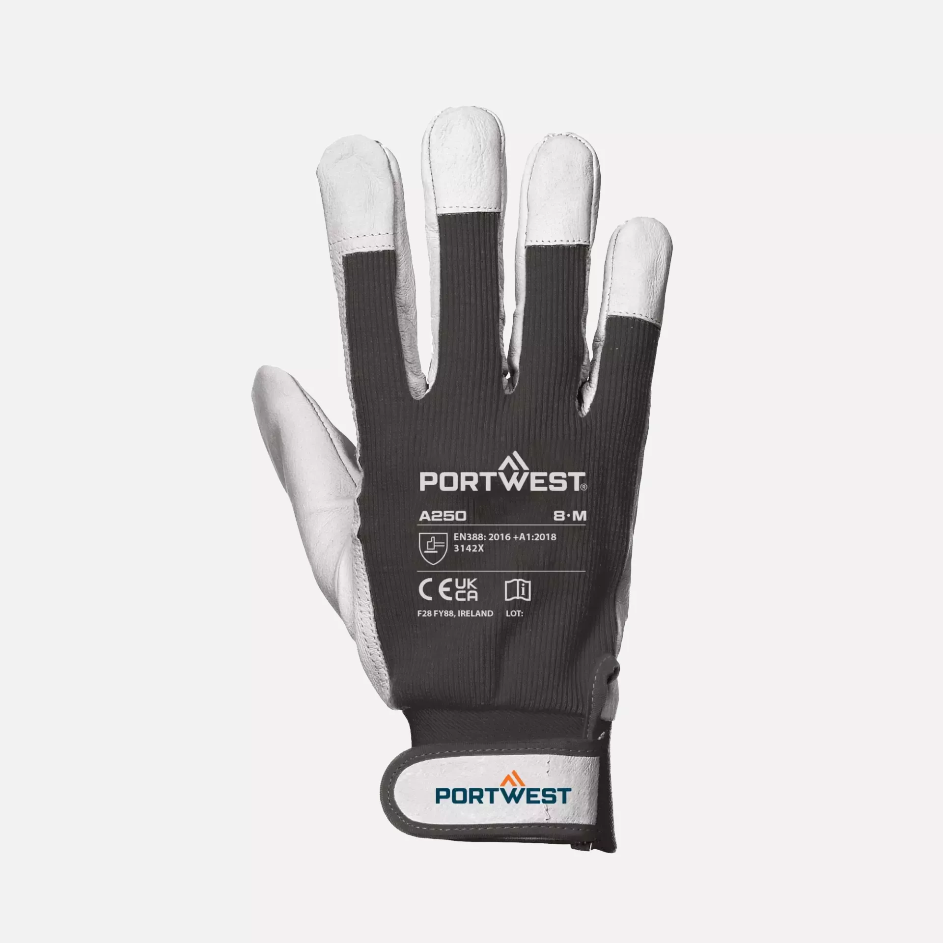 Portwest A250BKR, Tergsus Glove, Size XXL, Black, image 1