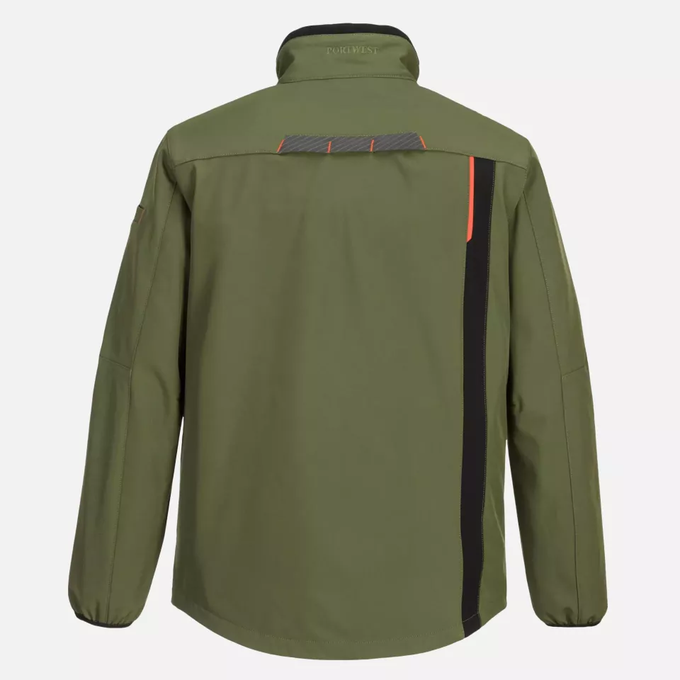 Portwest T750OGR, WX3 Softshell (3L), Olive Green, image 2, gallery thumbnail