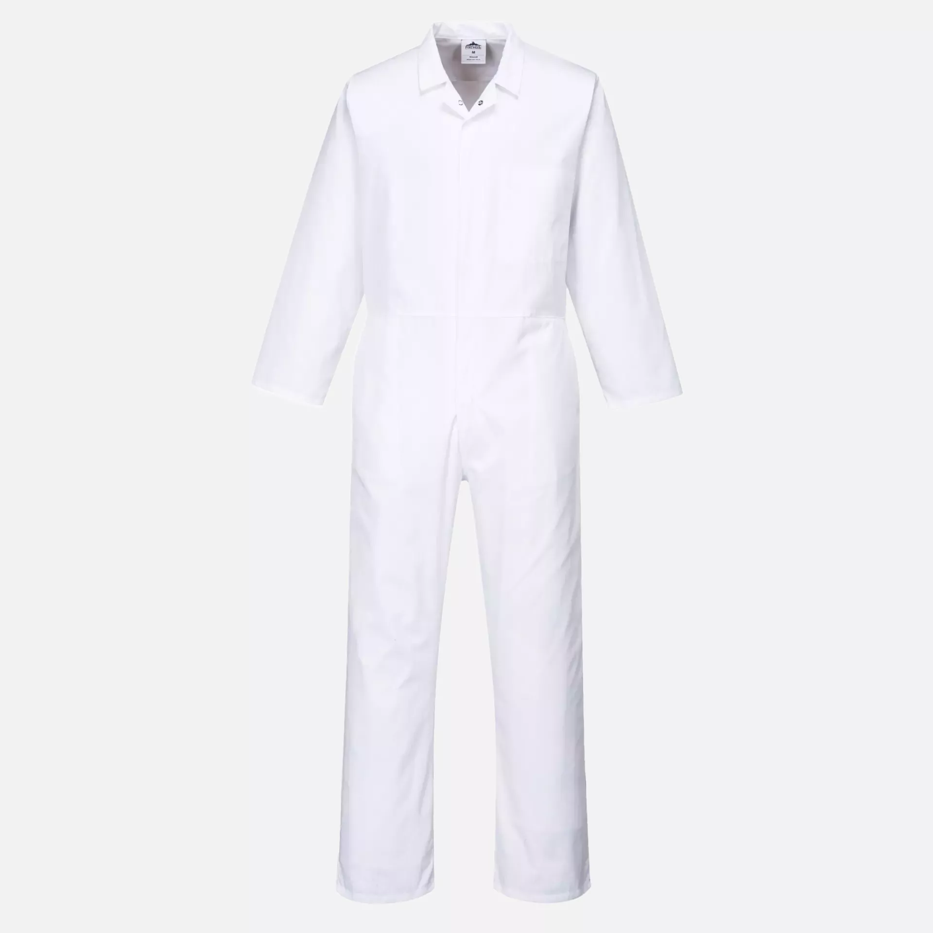 Portwest 2201WHR, Food Industry No Pocket Coverall, White, image 1