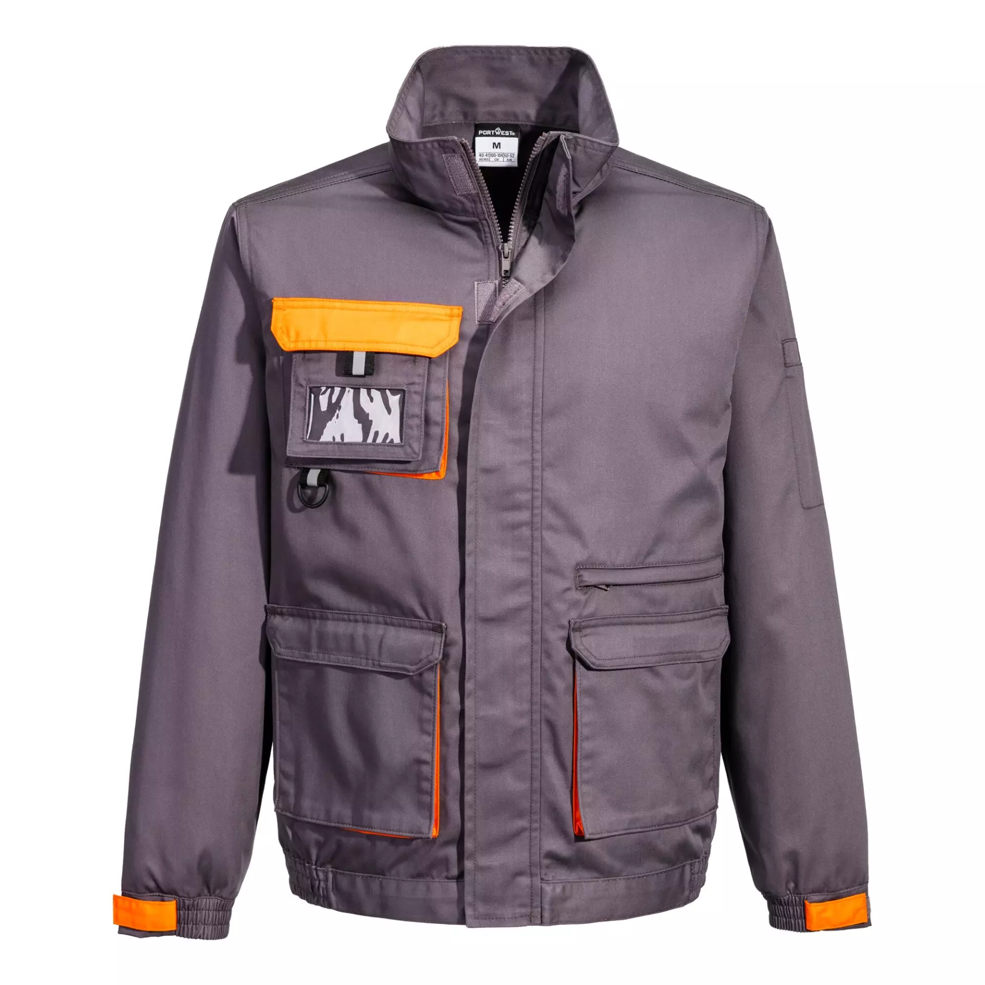 Buy Portwest Texo Contrast Jacket, Grey TX10GRR Droppe