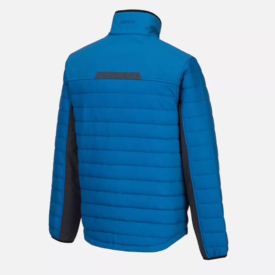 Portwest T752PBR, WX3 Hybrid Baffle Jacket, Persian Blue, image 4, gallery thumbnail